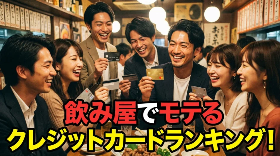 飲み屋でモテるクレジットカードランキング！