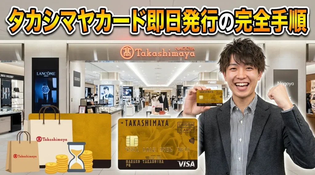 タカシマヤカード即日発行【名古屋タカシマヤ限定】