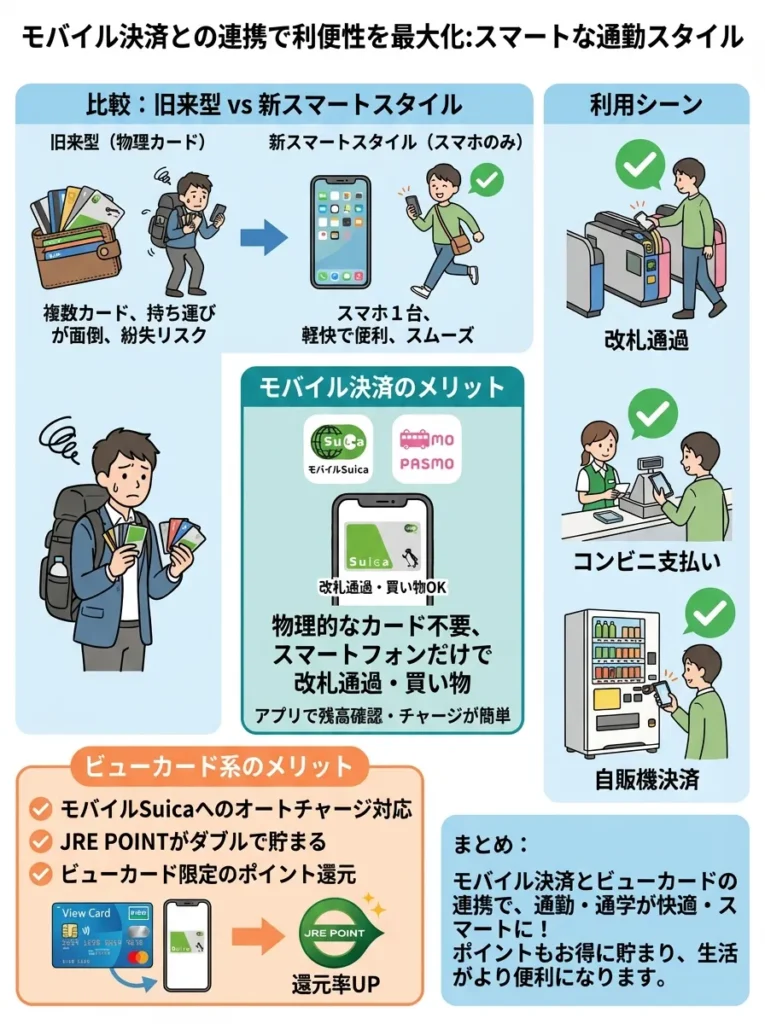 モバイル決済との連携で利便性を最大化