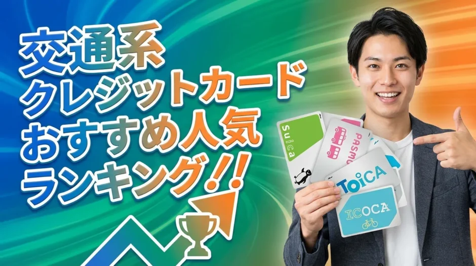 交通系クレジットカードのおすすめ人気ランキング【2026年】毎日の通勤でお得にポイントを貯める代表カード20選