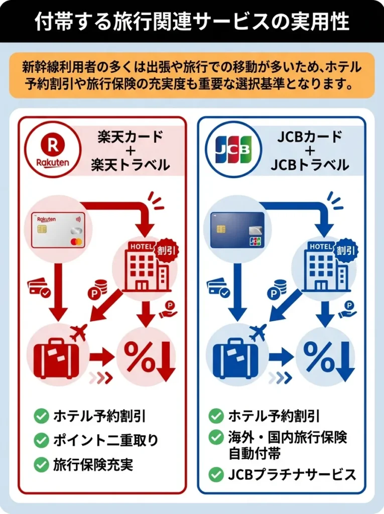 付帯する旅行関連サービスの実用性