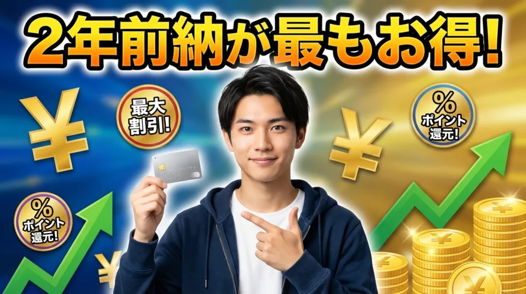 前納制度を活用した最大限の節約術