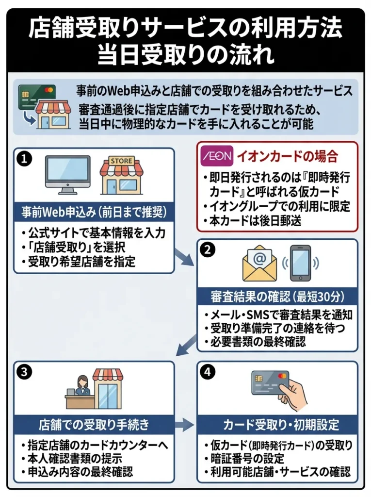 店舗受取りサービスの利用方法