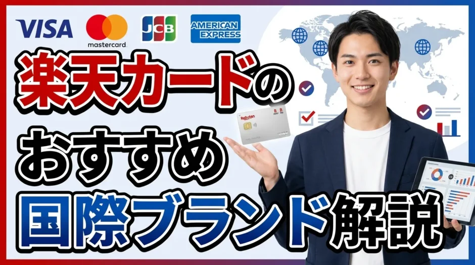 楽天カードでおすすめの国際ブランド【2026年最新】あなたに最適なブランドの選び方と戦略