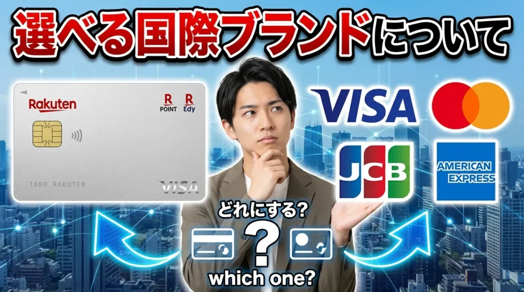 楽天カードで選べる国際ブランドの詳細を解説