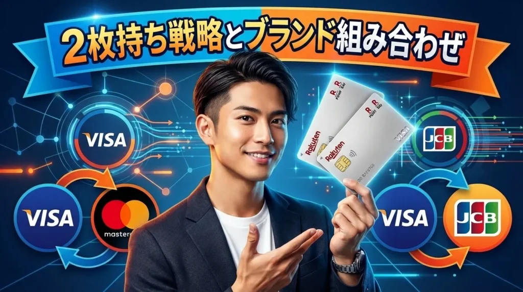 楽天カードの2枚持ち戦略とブランド組み合わせ