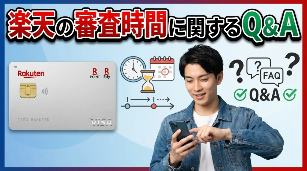 楽天カード審査時間のよくある質問