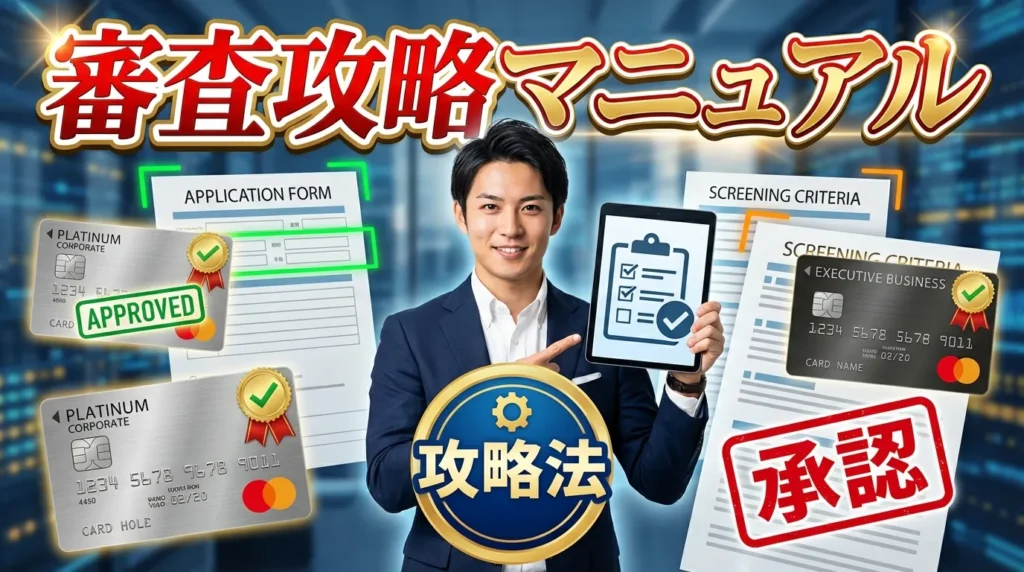 法人カードの審査攻略マニュアル