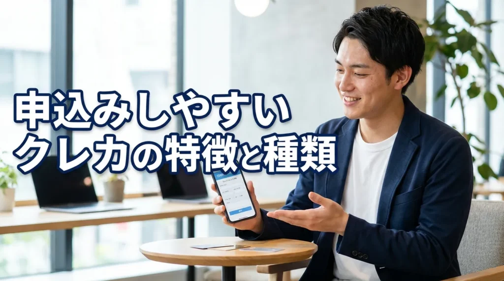 申込みしやすいクレジットカードの特徴と種類