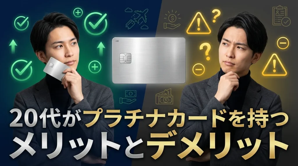 20代がプラチナカードを持つメリット・デメリット分析