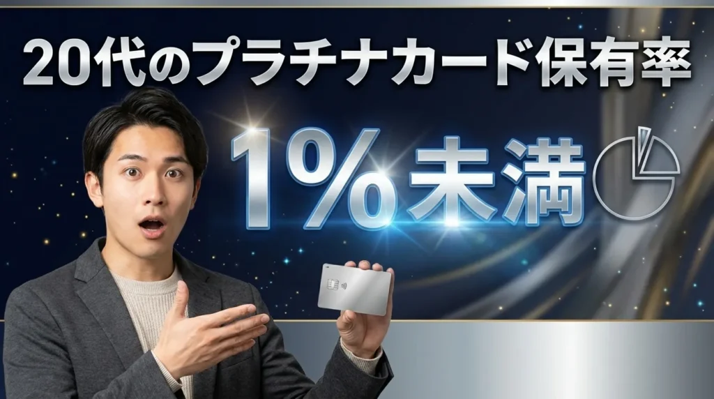 20代のプラチナカード保有率の真実と市場データ