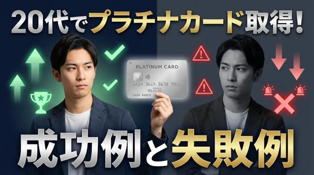 20代プラチナカード取得の成功事例と失敗談