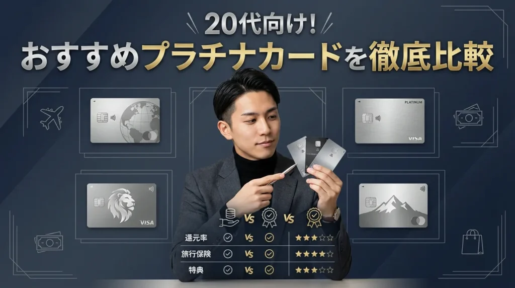 20代向けのおすすめプラチナカードを徹底比較！