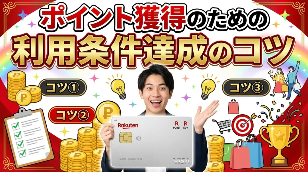 2枚目楽天カードの利用条件達成のコツ