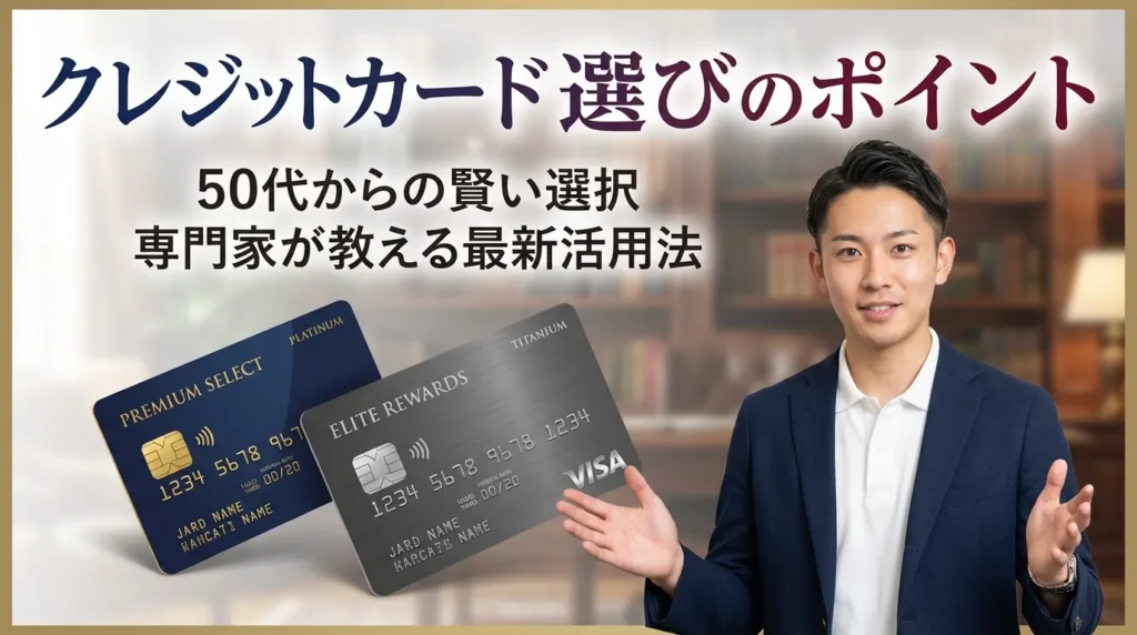 50代がクレジットカードを選ぶ際の5つの重要ポイント