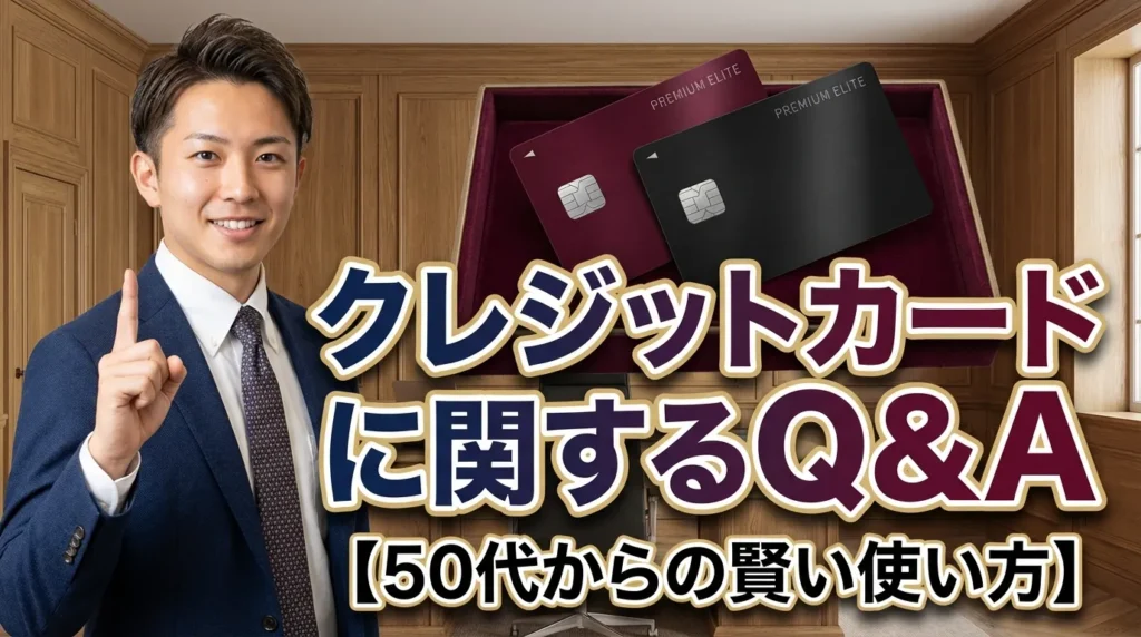 50代におすすめのクレジットカードに関するよくある質問（FAQ）