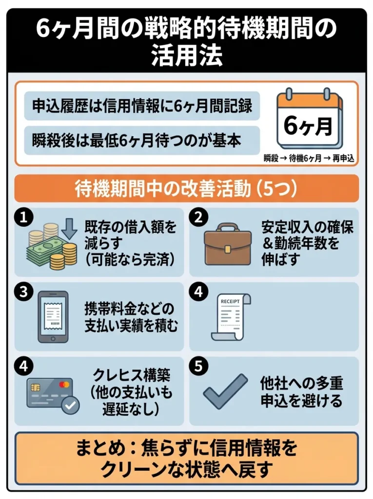 6ヶ月間の戦略的待機期間の活用法