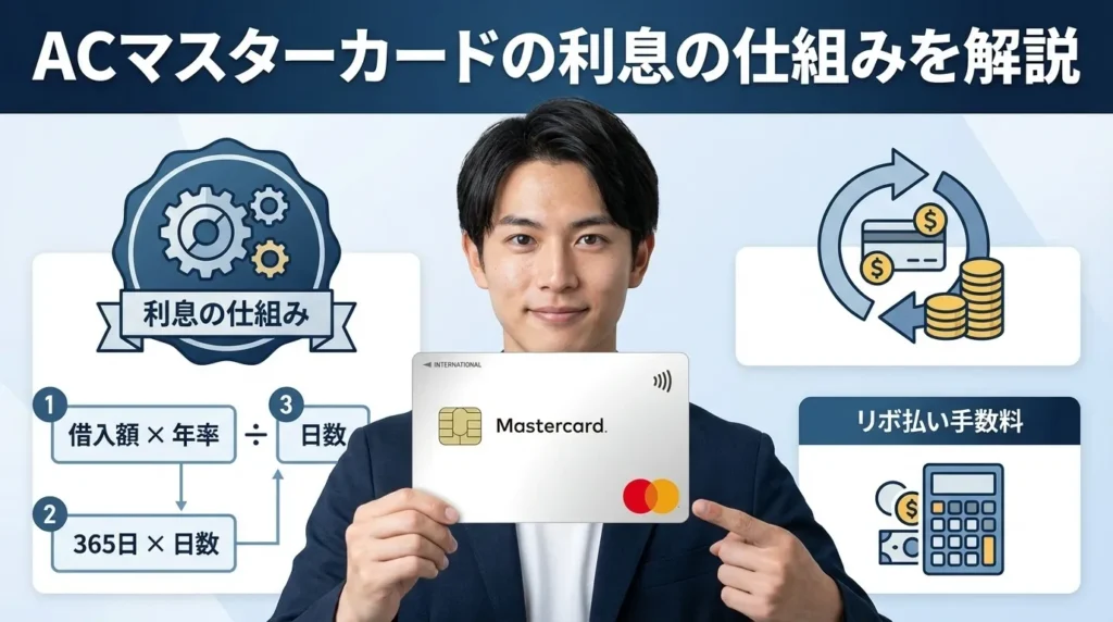 ACマスターカードの利息計算方法を実例で解説