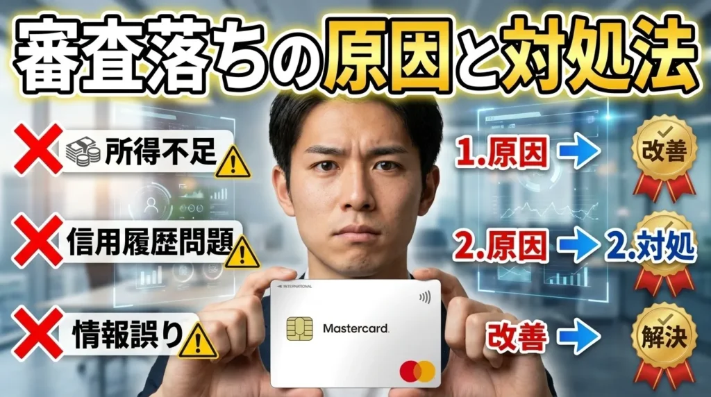 ACマスターカードの審査に落ちた9つの原因と対処法