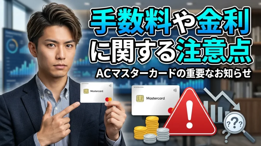 ACマスターカードキャッシングの注意点とデメリット