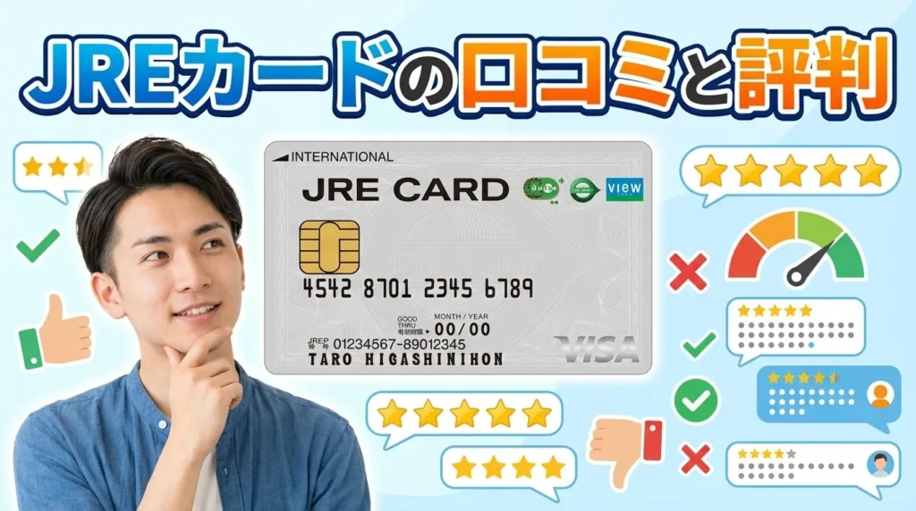 JREカードの口コミと評判を深掘り分析