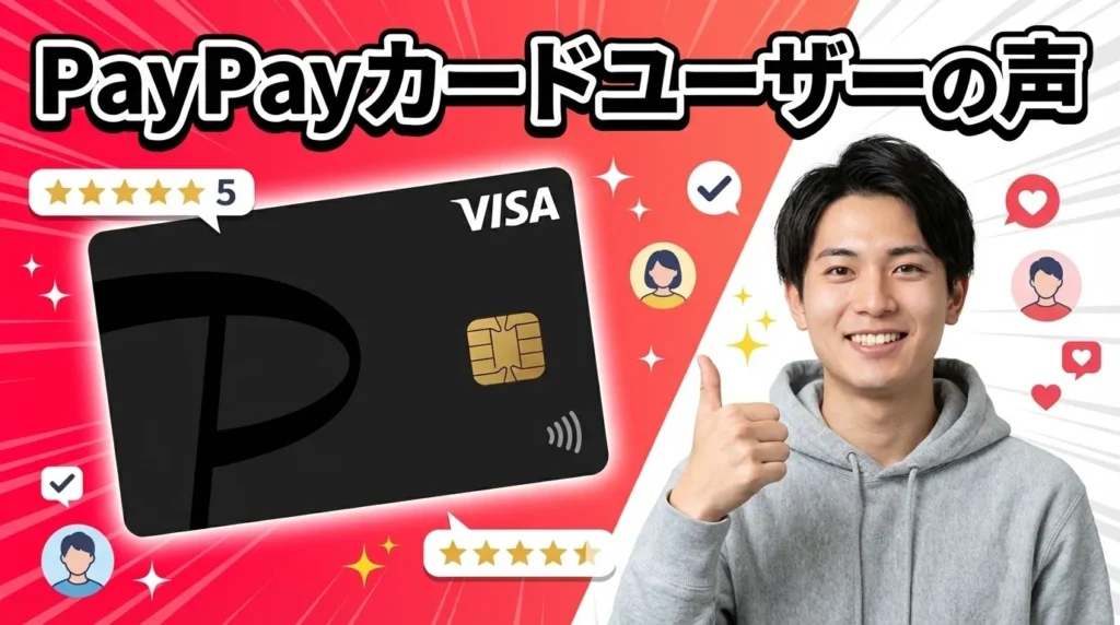 PayPayカードの実際のユーザーの声