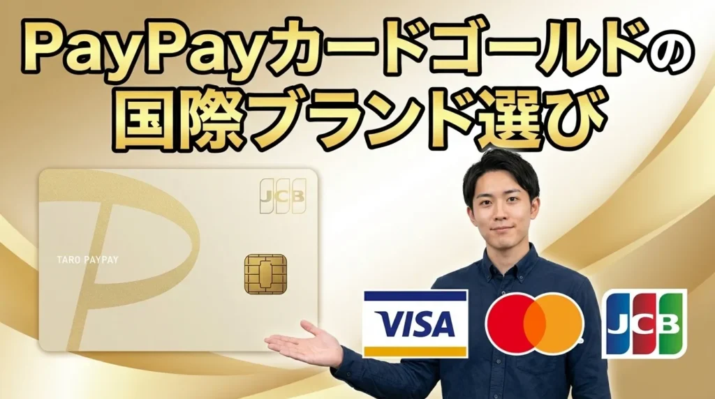 PayPayカードゴールドのブランド選びについて
