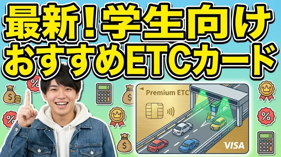 【2026年最新】学生向けETCカードおすすめ8選と作り方