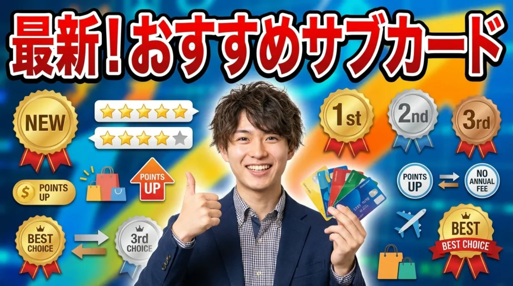 【2026年最新版】サブカードおすすめ最強9選