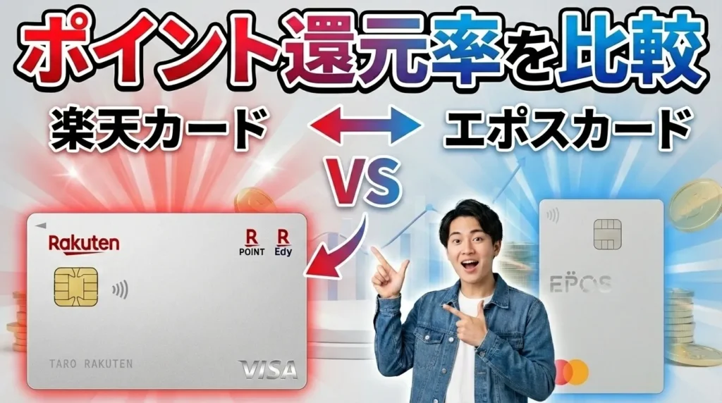 【ポイント還元率を比較】日常使いで差がつく重要ポイント