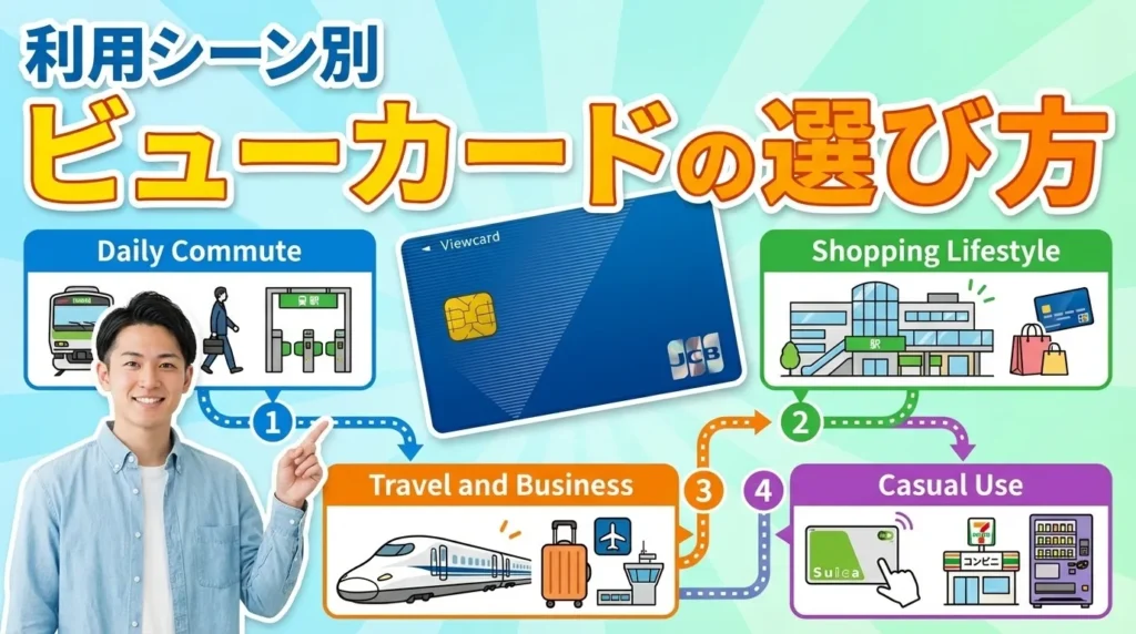 【利用シーン別】おすすめのビューカードの選び方