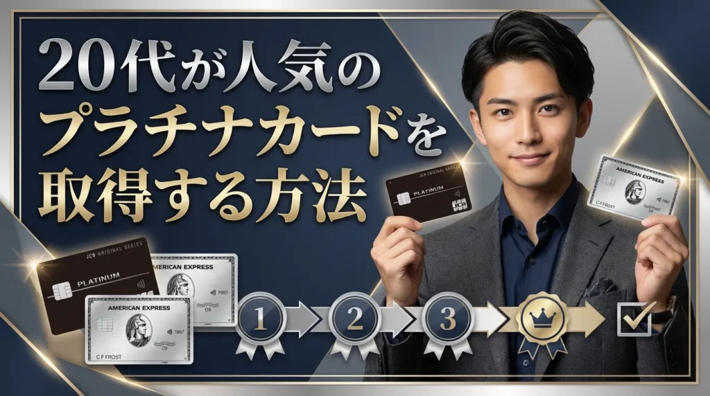 アメックスプラチナ・JCBプラチナの20代の取得戦略