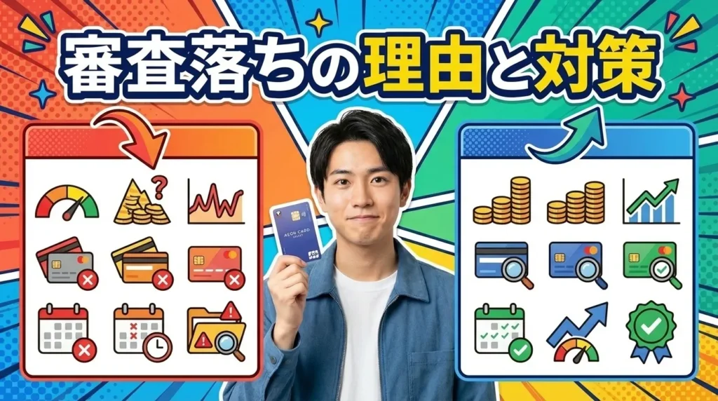 イオンカードの審査に落ちた理由と対策