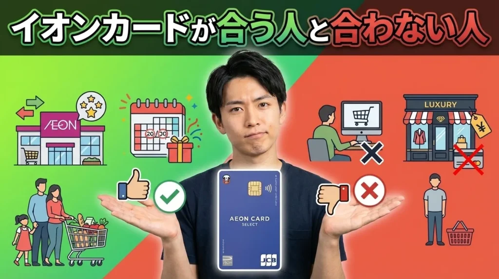 イオンカードを持つべき人、持たない方がいい人