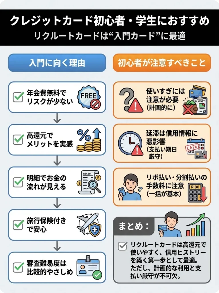 クレジットカード初心者や学生の方
