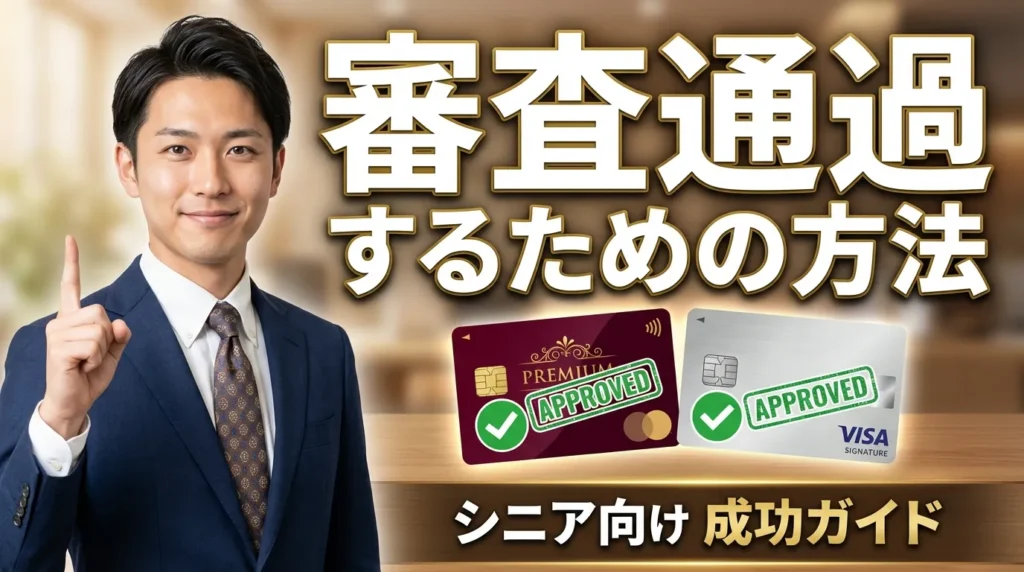 シニア世代必見！クレジットカード審査に通過するための方法