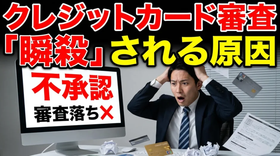 クレジットカード審査「瞬殺」される原因
