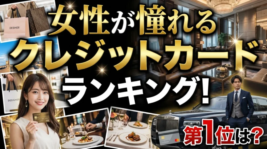 女性が憧れるモテるゴールドカード15選！店員の反応も違う本当におすすめのクレジットカードを紹介