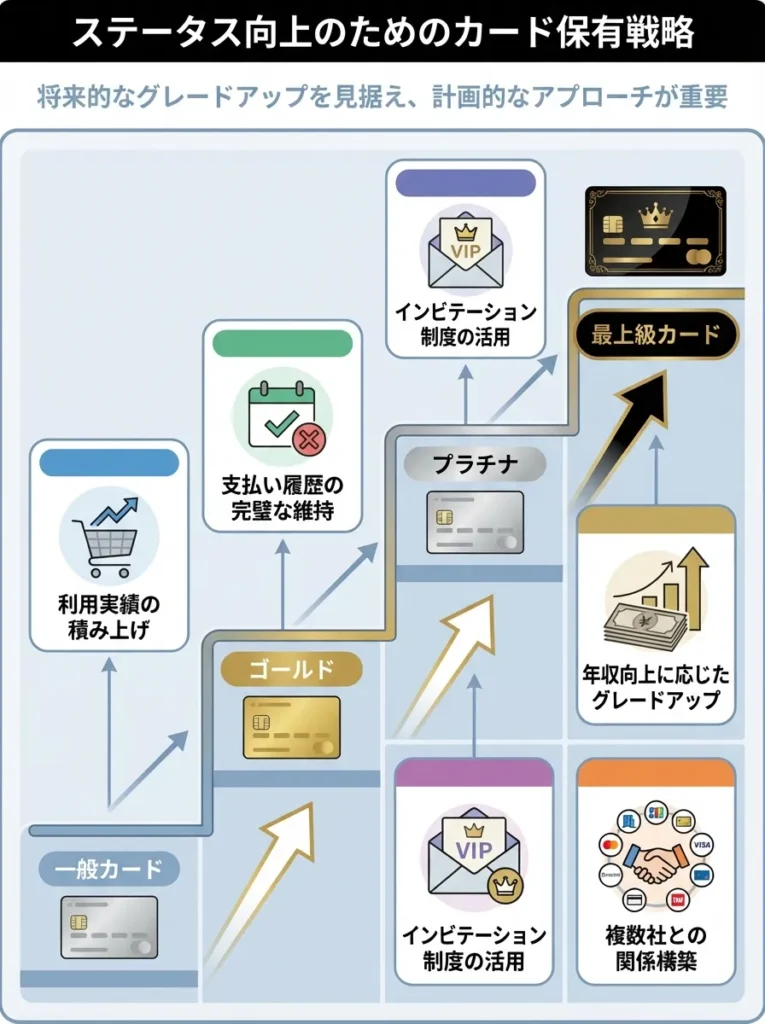 ステータス向上のためのカード保有戦略