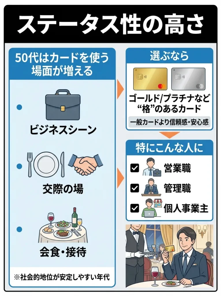 ステータス性の高さ