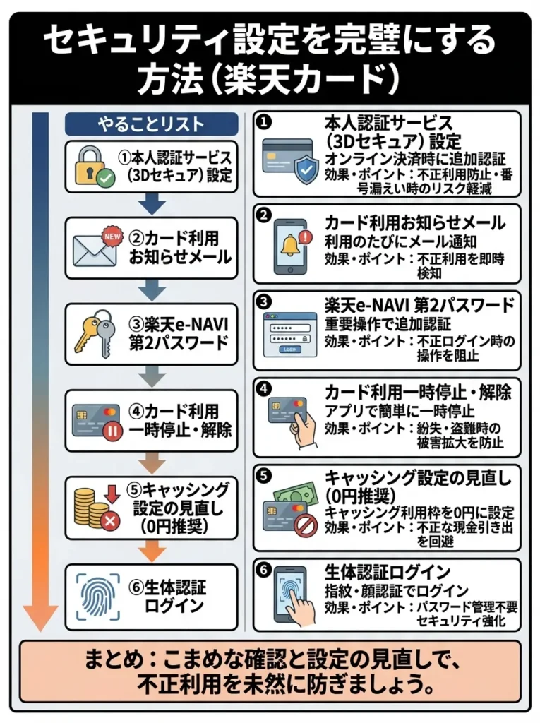 セキュリティ設定を完璧にする方法