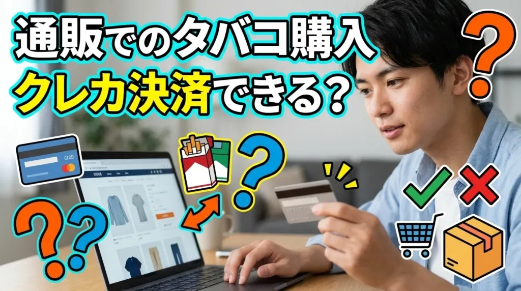 タバコ通販でのクレジットカード決済対応状況