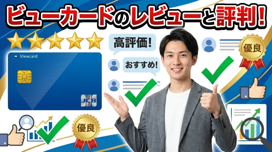 ビューカードのレビューと評判！実際の利用者の口コミから見えた真実とは