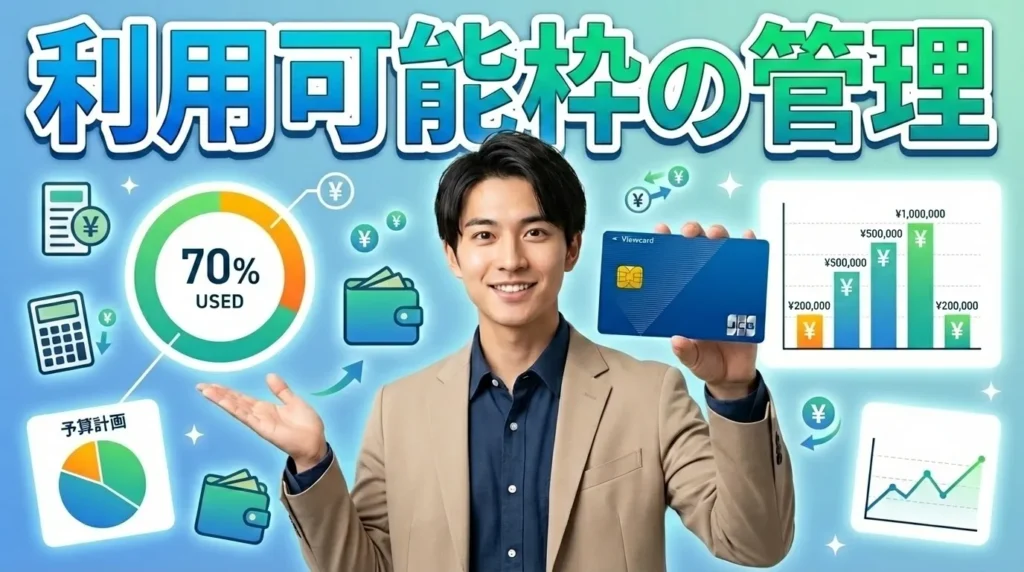 ビューカードの利用限度額と管理方法