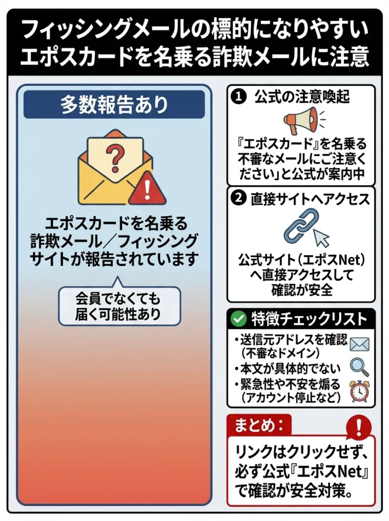 フィッシングメールの標的になりやすい