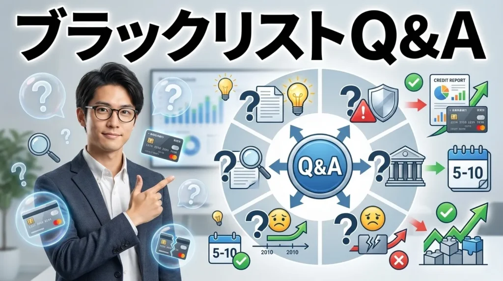 ブラックリストやクレジットカードに関するよくある質問