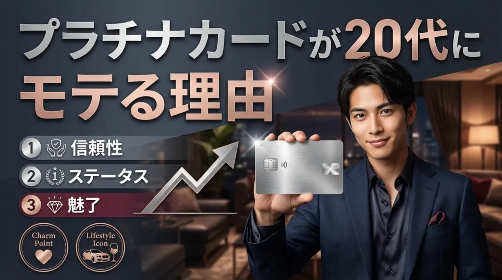 プラチナカードが20代に「モテる」理由と心理効果