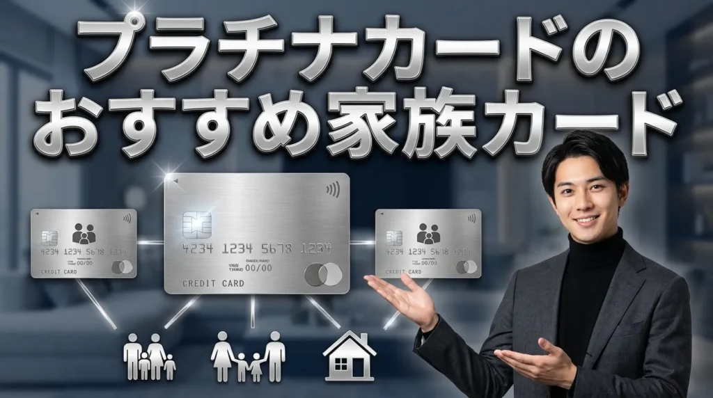 プラチナカードで家族カードおすすめ比較ランキング
