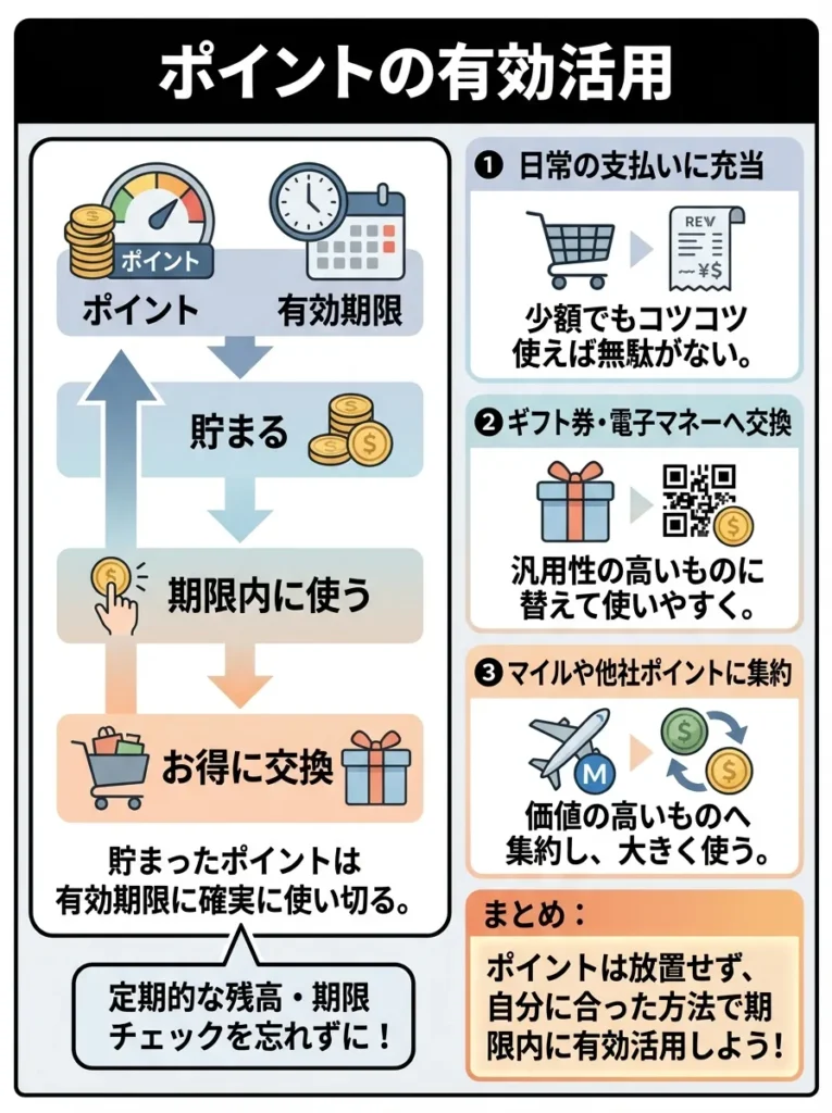 ポイントの有効活用