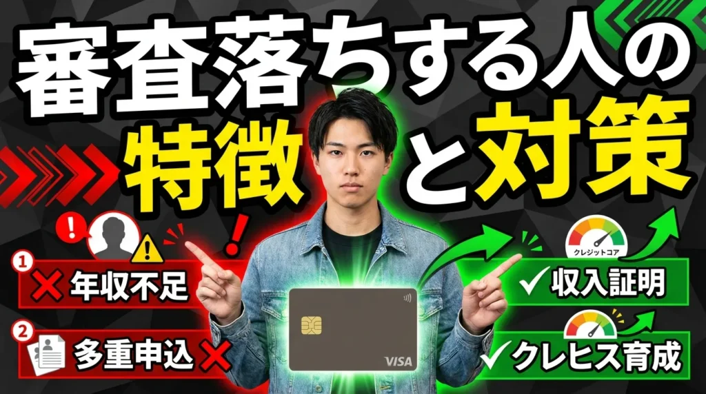 ライフカードの審査に落ちる人の特徴と対策